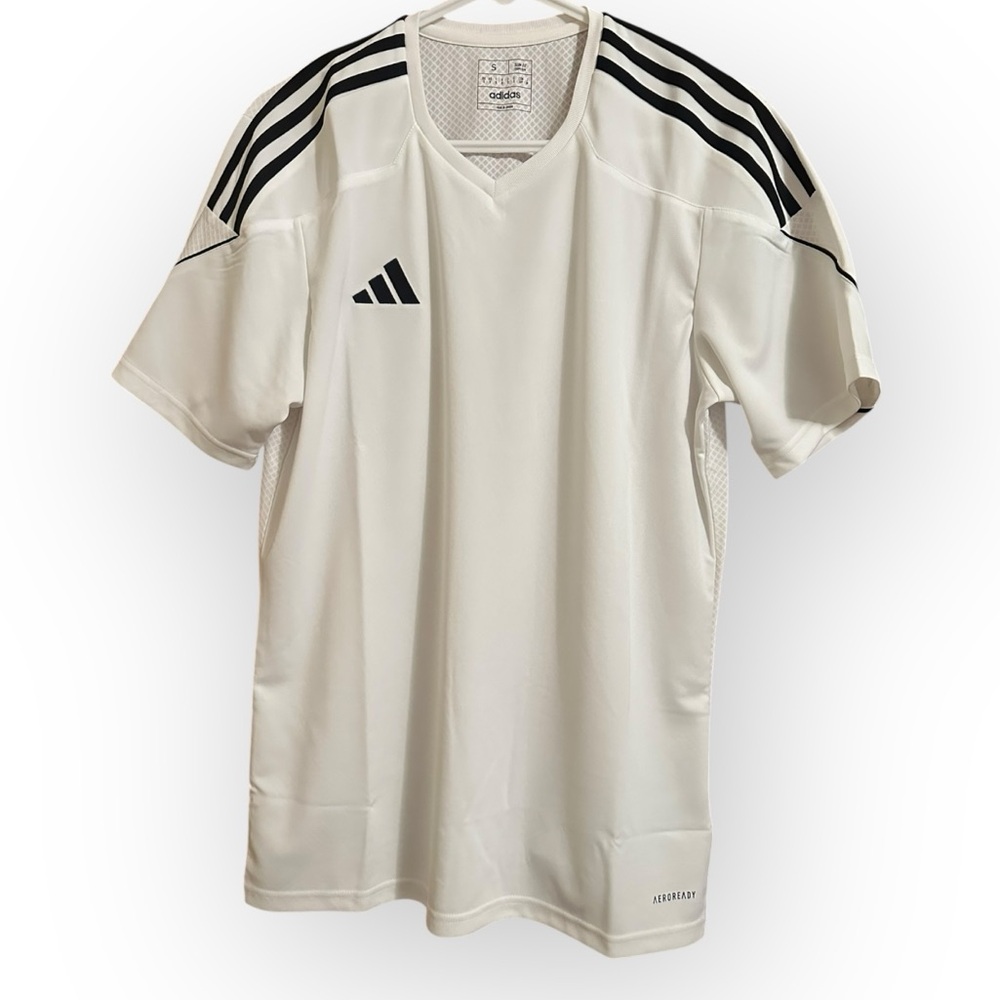 Adidas Men's White and Black Jersey